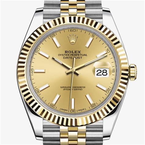 rolex datejust 41 gold